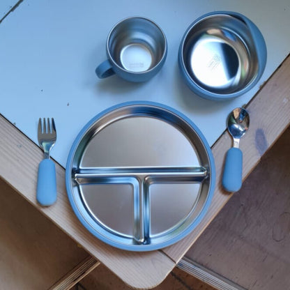 Stoviglie per bambini in acciaio inox